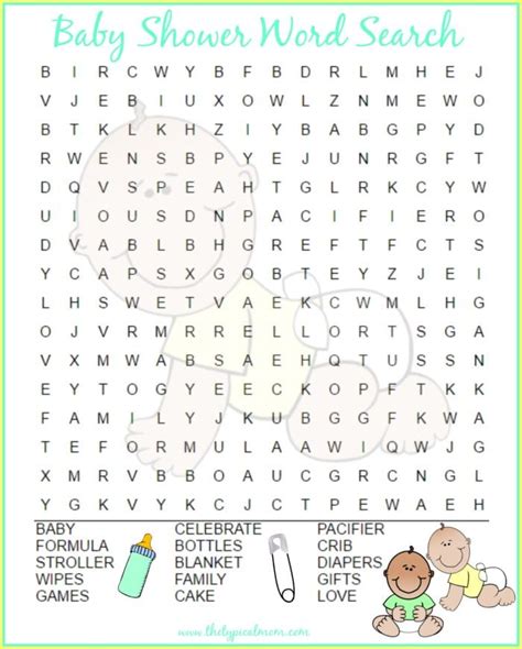 22, 2016, 6:44 pm utc. Free printable baby shower games · The Typical Mom