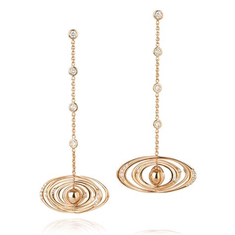 Devoted Rose Gold Earrings Anakao Jewellery