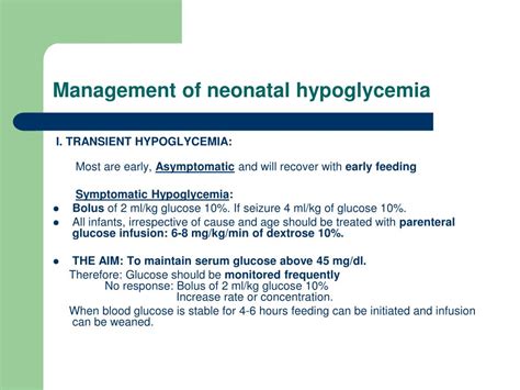 Ppt Hypoglycemia Of Newborn Powerpoint Presentation Free Download