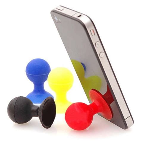 5pcs Mini Silicone Suction Cup Holder Sucker Stand For Cell Mobile