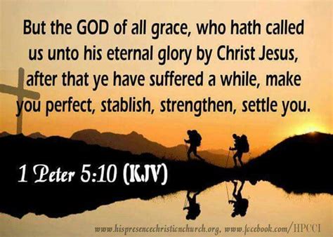 But may the god of all grace, who called us to his eternal glory by christ. 1 Peter 5:6-10 - A New Life