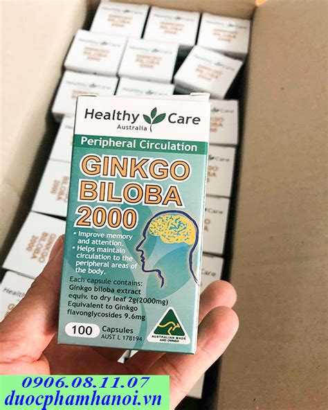 B N O Healthy Care Ginkgo Biloba Mg Vi N C A C