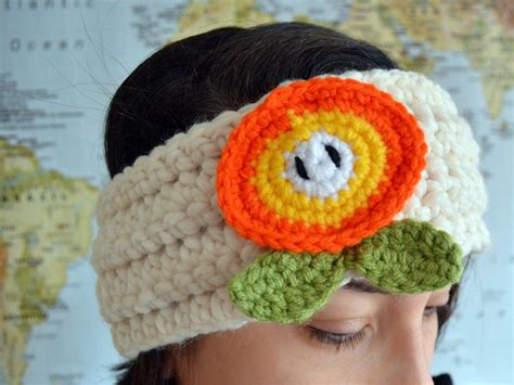 Fire Flower Headband Crochet Geek Crochet Mario Crochet