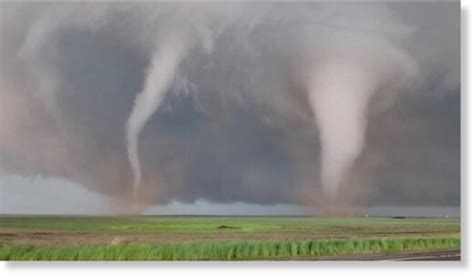 Twin Tornadoes Tear Through Colorado Fields Earth Changes