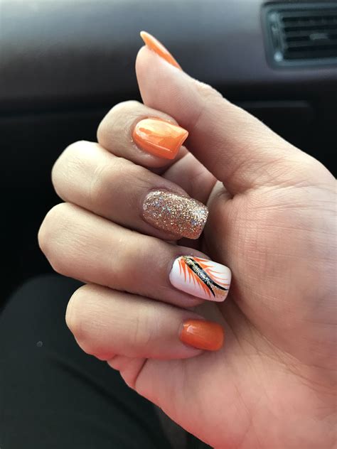 Fall nails | Thanksgiving nails, Nail designs fall acrylic, Holiday