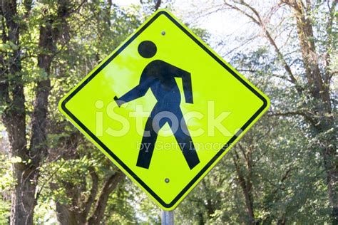 Crosswalk Sign Stock Photo Royalty Free Freeimages