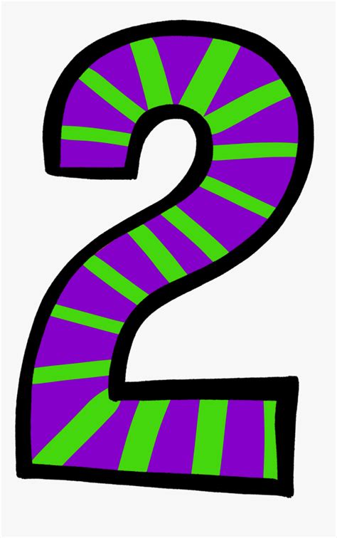 Number 2 Birthday Clipart Transparent Number 2 Clipart Hd Png