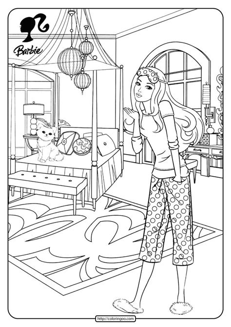 Barbie Coloring Pages Cat Coloring Page Cartoon Coloring Pages