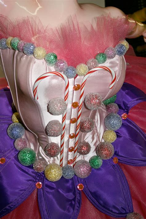 Torso Detail Of A Sugar Plum Fairy Who Will Be Featured In A Nutcracker