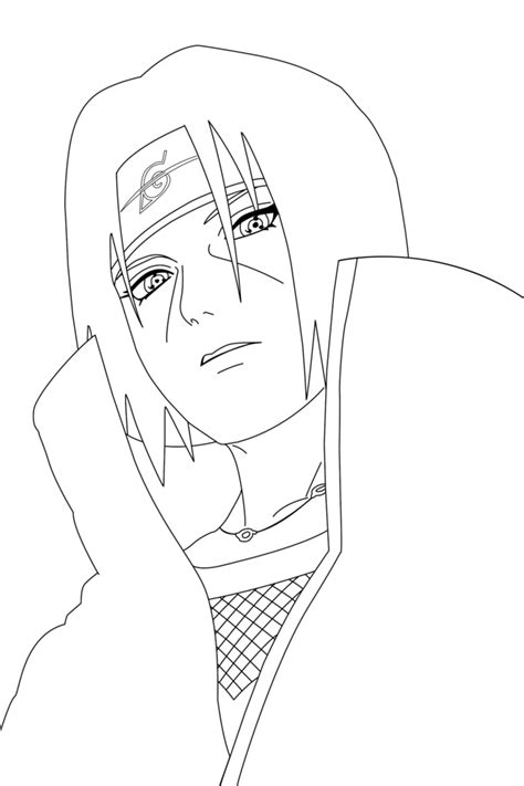 Printable Uchiha Itachi Coloring Pages Anime Coloring Pages