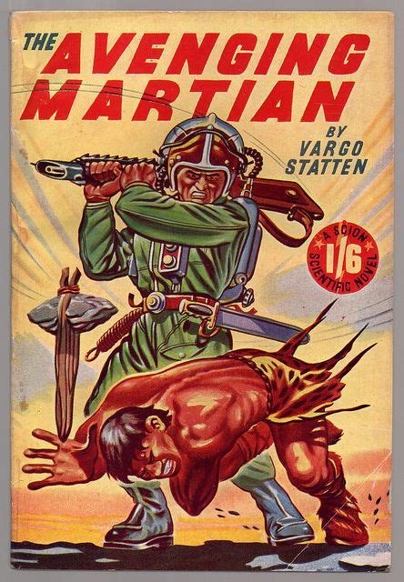 Scificovers The Avenging Martian By Vargo Classic Sci Fi Books