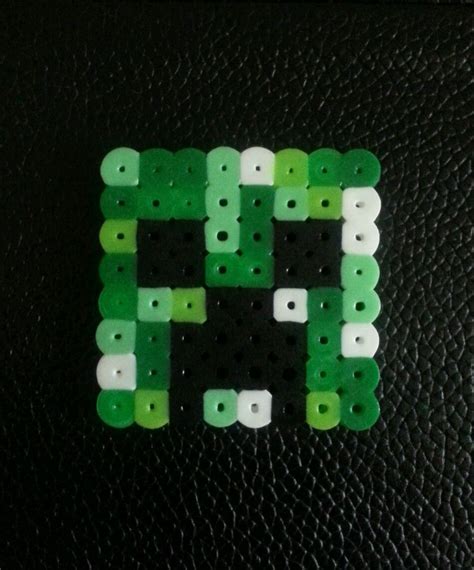 Minecraft Creeper Perler Bead Art Sprite Magnet Necklace Keychain