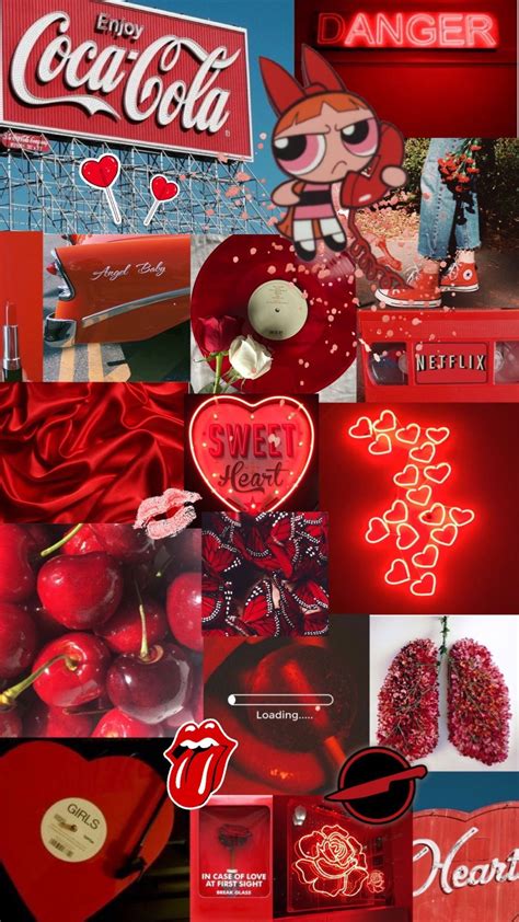 Red Cute Aesthetic Wallpapers Top Free Red Cute