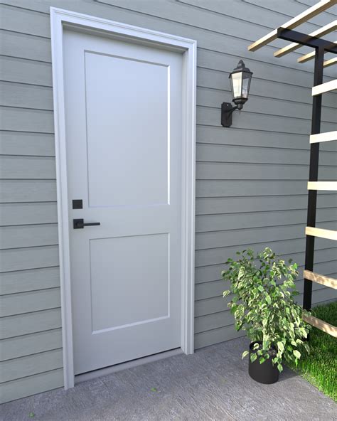 2 Panel Steel Shaker Door — Darpet Doors And Trim