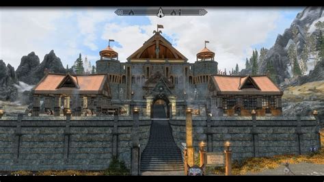 Valkyrja Castle Skyrim Special Edition House Mod Youtube