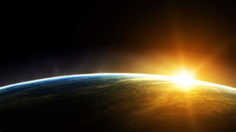Download Sunrise Over Earth Nasa Pics About Space By Jocelynd25
