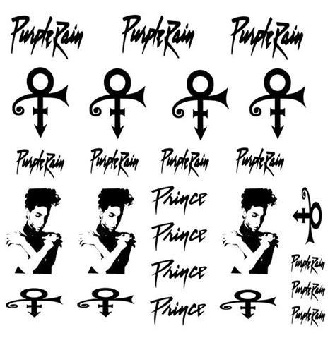Prince Stencils Etsy