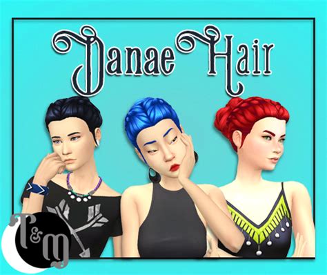 Danae Hair By Teanmoon All Ea Colors Teen ♥teanmoon♥