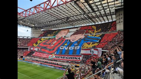 ac milan v inter milan derby della madonnina san siro insane atmosphere pyro tifos