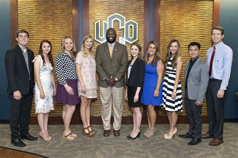 Uco Press Release Uco Honors Outstanding Student Leaders