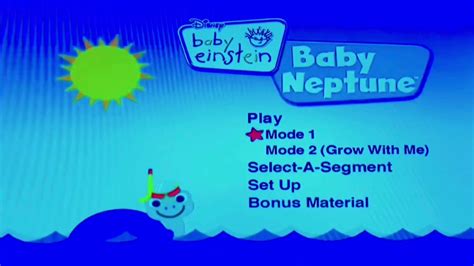 Baby Einstein Baby Neptune 2009 Dvd Menu Youtube