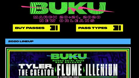2020 BUKU music festival postponed to Labor Day weekend because of ...