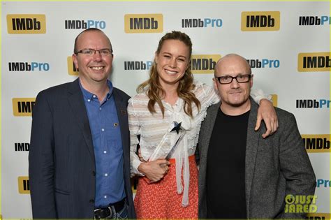 Brie Larson Accepts IMDb S STARmeter At TIFF Dinner Party Photo