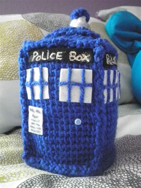 Tardis In Crochet Doctorwho Police Box Crochet Tardis