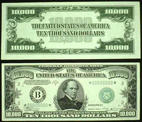 Specimen 10000 Federal Reserve Note Coinsite