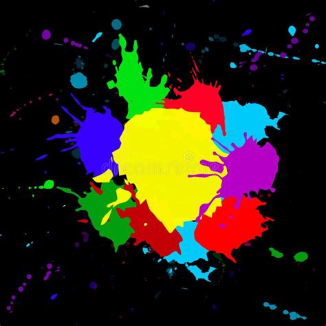 Colorful Splashes Stock Illustration Illustration Of Paint 30541217