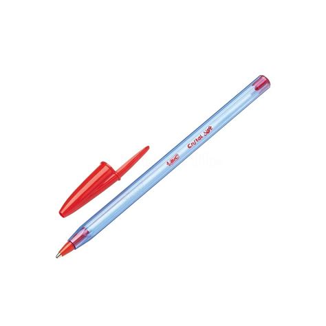 Stylo à Bille Bic Cristal Soft Rouge All What Office Needs