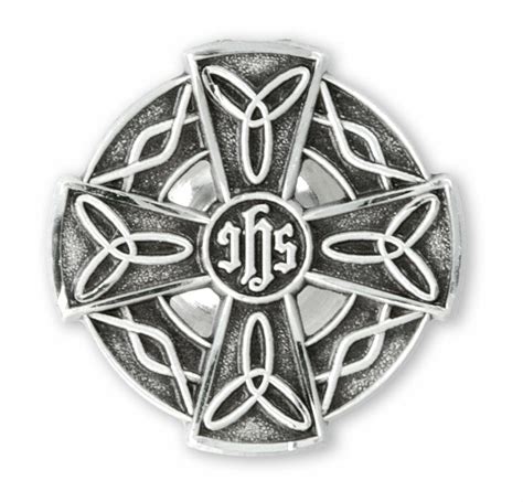 Sterling Silver Irish Celtic Cross Lapel Pin Buy Religious Catholic Store