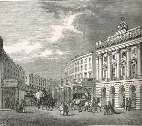 Regent Street In 1840 Regency London 19th Century London Victorian