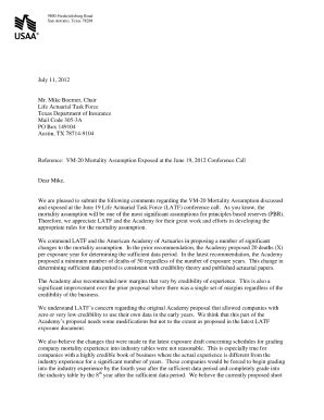 Letter From Usaa - Fill Online, Printable, Fillable, Blank ...