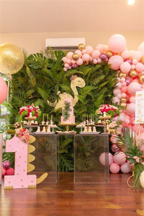 girly girl pink dinosaur party artofit