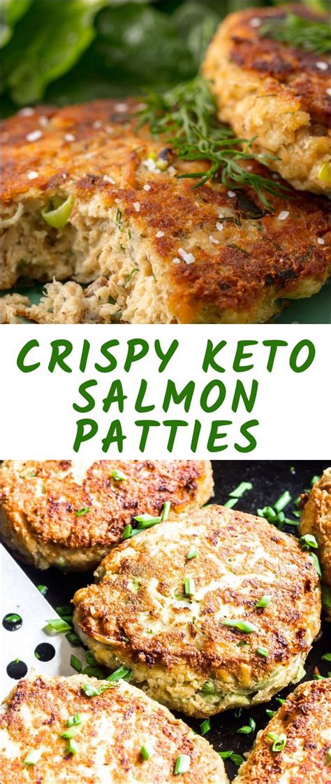 I usually like it plain with hash browns and a side salad. Crispy Keto Salmon Patties | Canned salmon recipes, Salmon ...