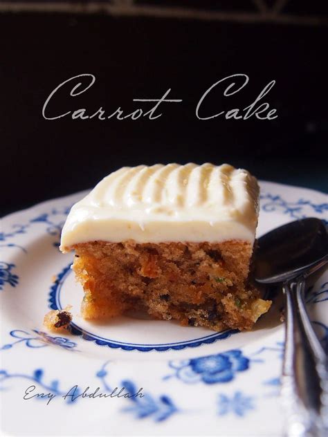 Teksturnya sangat moist, rich, dan sangat lezat hingga setengah loyang saya sikat sendiri saat itu juga. Resepi Carrot Cake Simple Dan Mudah! ~ EnyAbdullah.Com (With images) | Carrot cake, Moist carrot ...
