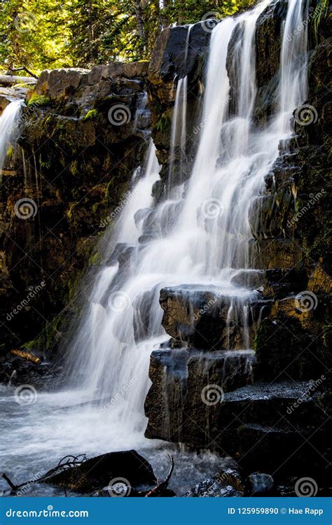 Waterfalls Near Crested Butte Colorado Stock Photo Image Of Rocks