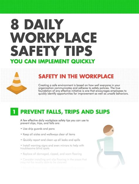8 Daily Workplace Safety Tips You Can Implement Quickly