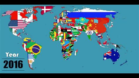 Future Of The Worlds Flags Timeline 2016 3800 Youtube