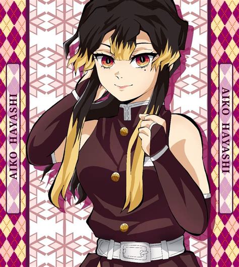 Aiko Hayashi Oc Kny Em 2022 Personagens De Anime Desenhos De Anime