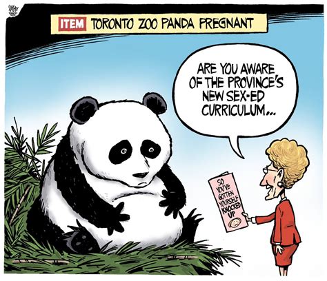 Pregnant Panda Pregnant Panda Learns About Ontario Sex Ed Is Friday S Editorial