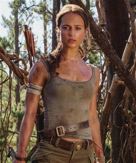 Alicia As Lara Croft In The Upcoming Tomb Raider Movie Aliciavikander Laracroft Tombraider