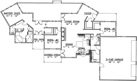 Modern Style House Plan 3 Beds 2 Baths 2075 Sqft Plan 117 378