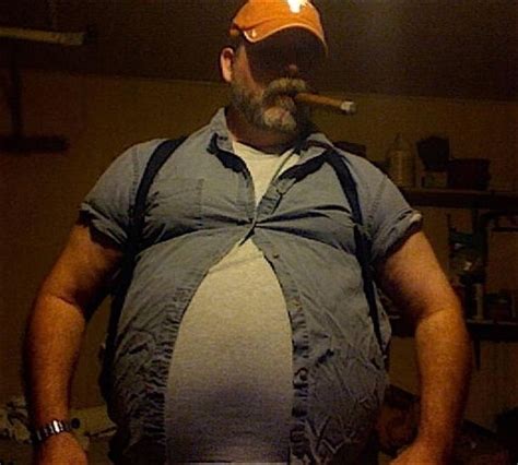 bigbellies — daddy and his stogie cigar men big belly big guys