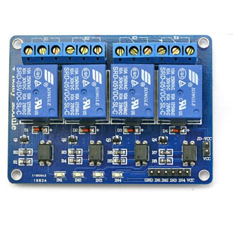 4 Channel 5v Relay Module For Arduino Dsp Avr Pic Arm
