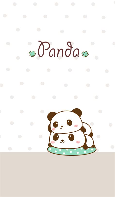 Kawaii Panda Wallpapers Wallpaper Cave