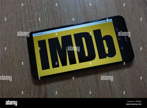 Imdb Internet Movie Database Logo Displayed On Smartphone Stock Photo