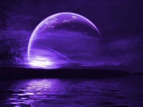 Purple Moon Wallpapers Top Nh Ng H Nh Nh P
