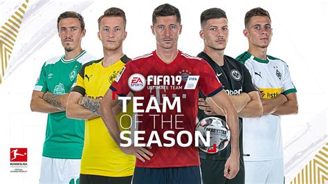 The team of the season promo commenced on friday, 23 april with the arrival of two squads, the english football league (efl) and the community it looks as though the bundesliga team could arrive on friday, 7 may as voting ends on thursday. Votingphase für das „Team of the Season" der Bundesliga-Saison 2018/2019 beginnt | PIXEL.